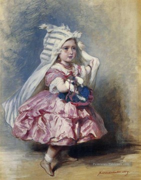 Princesse Beatrice portrait royauté Franz Xaver Winterhalter Peinture à l'huile